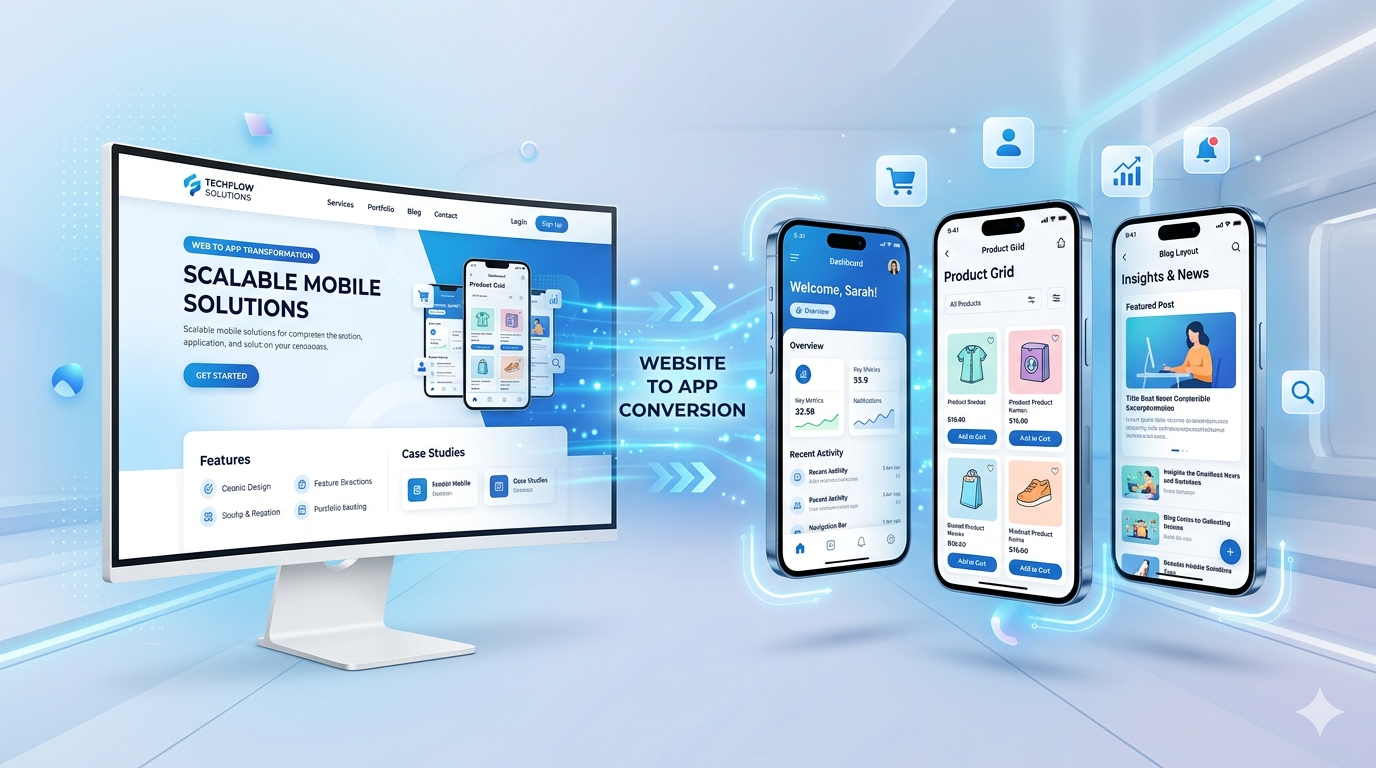 AppBaytun specialize in providing a powerful website to mobile app conversion service